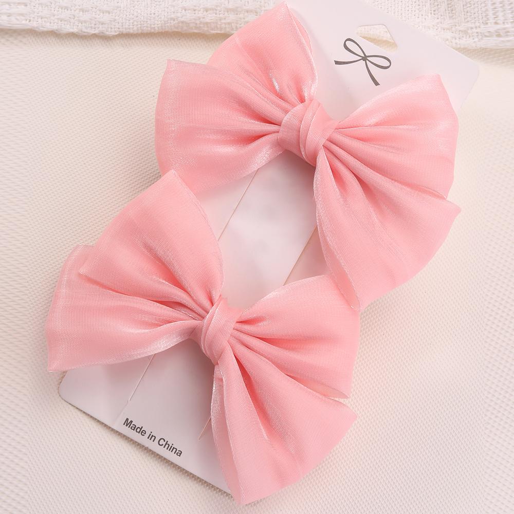 2 Stück Perlmutt Schleife Haarspange Glitzernde Glänzende Haarnadel für Mädchen Kinder Koreanischer Stil Kopfschmuck Accessoires Schule Täglich Party Geschenk