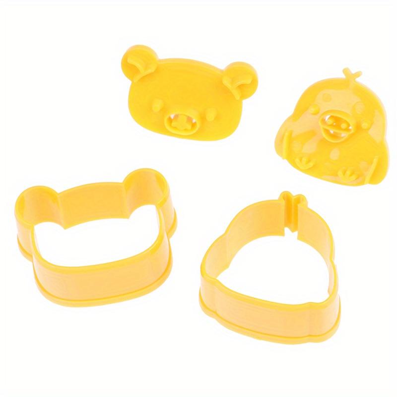 3Pcs/Set Cute Bear Sandwich Mold Bread Cake Biscuit Embossing Device Crust Cookie Cutter Baking Pastry Tools