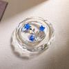 Crystal Blue Rose Birthday Gift for Popular K9 Crystal Rose Bouquet of Rose Wedding Anniversary Wedding Day Gift for Flower That Will Not Wither