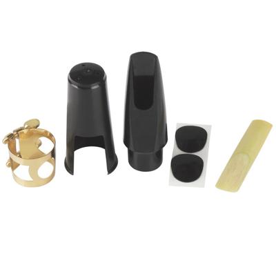 5 sztuk Zestaw Ustnik do Saksofonu + Klip + Cap Cap + Reed + Pad Dentystyczny dla Alto / Tenor / Soprano Sax Musical
