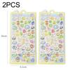 1pc 3D Relief Journal Decorative Stickers Kawaii Candy Ghost Bread Drop Scrapbooking Phone Stickers Stationery Sticker TMZ