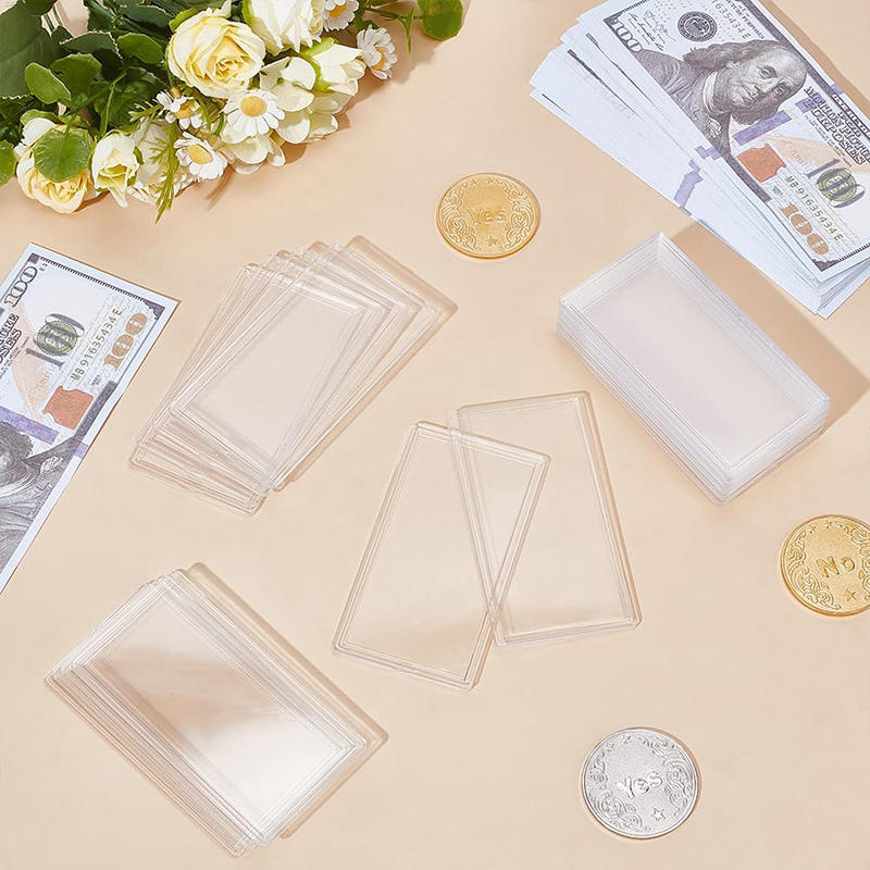 1PC Clear Money Collection Box Commemorative Banknote Protective Display Case Currency Bill Storage Organizer High Quality Material Fast Delivery