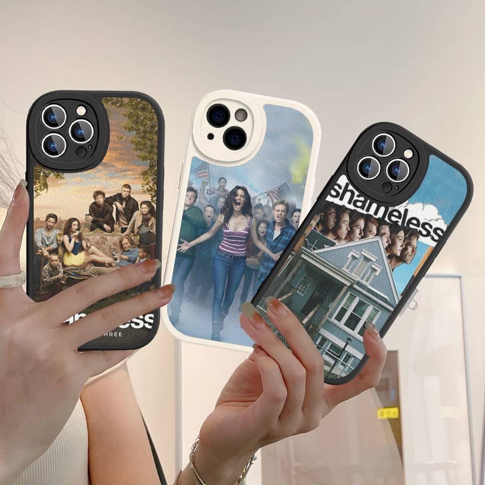 A Lively TV Series S-ShamelesS Leather Phone Case For IPhone 16 15 14 13 12 11 Pro Max Plus Shockproof Cover