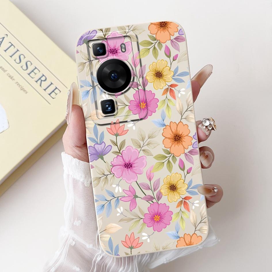 For Huawei P60 Pro Case MNA-LX9 Cover Cute Cartoon Rabbit Panda Soft Liquid Silicone Protective Cover For HuaweiP60 P60 Art Capa