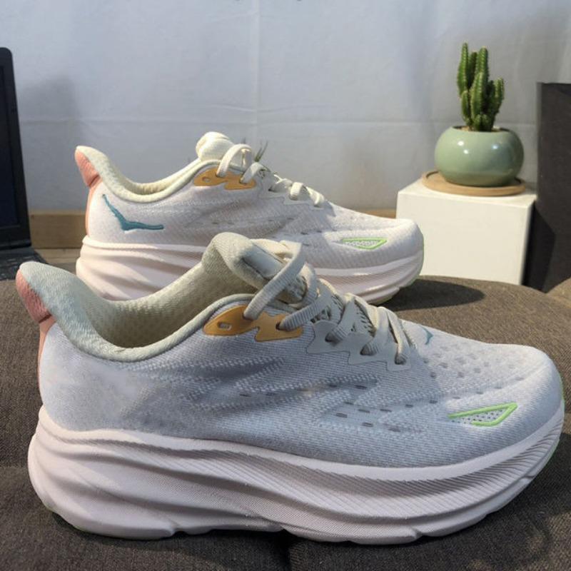 Marathon Running Shoes with Cushioning Breathable Mesh Racing Sneakers for Outdoor Sports