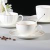Bone China Coffee Cup and Saucer Set