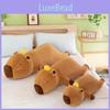 Capybara Lounge Plush Pillow Cozy Bedrest Companion Snuggle Sleep Stuffed Toy