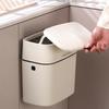 Kitchen Trash Can Multi-layer Dry Wet Separation Garbage Storage Bin Large Press-type Paper Basket with Pulleys Home Supplies