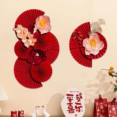 Chinese New Year Decorations Chinese Wedding Ornament Lunar New Year Wall Accessories Year Of The Horse Diy Decor