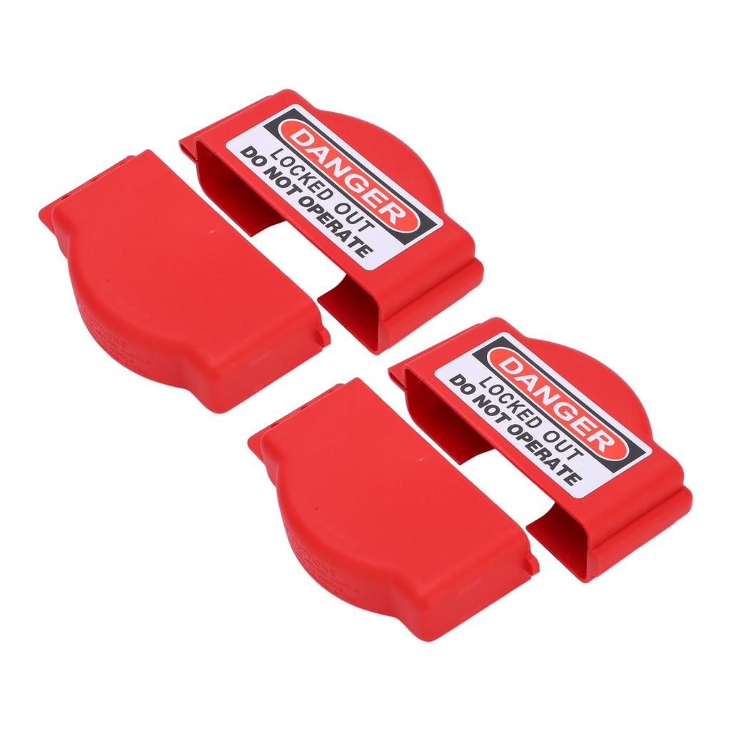 2Pcs Adjustable Gate Valve Lock High Temperature Resistance Anti Corrosion Easily Operate Valve Lockout for Industrial