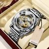 Top-Marke Dragon Watch Explosive Goldene Reliefuhr Herrenuhr Herren Drei-Augen Drache Leuchtend Wasserdicht Quarz-Uhr