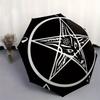 Devil's Star Pentagram Umbrella, Portable 3-Fold Compact Umbrella,Christmas Gift ES488