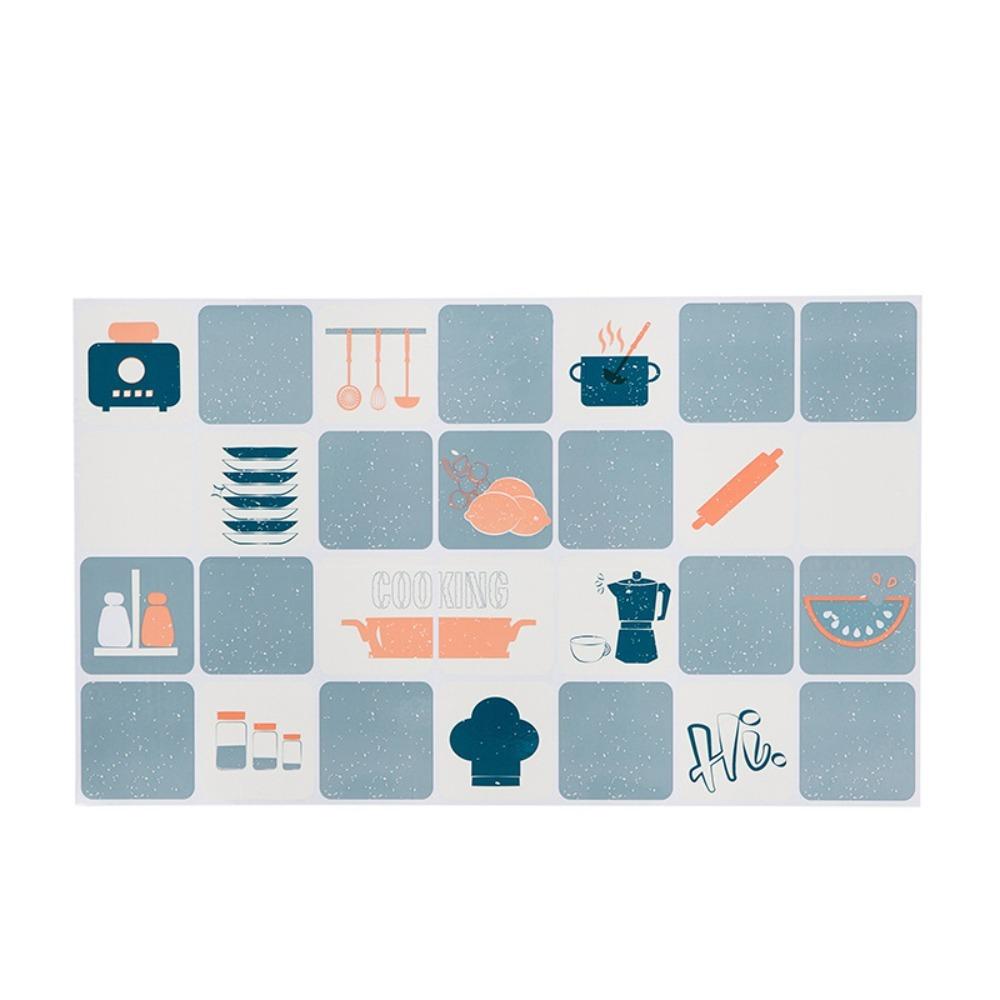 Cartoon Self-adhesive Wallpaper Anti-fouling Oil Proof Waterproof Stickers Wall Stickers 1