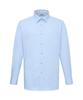 DAKS SHIRTS No-Care Rayon Blend Solid Shirt Comfort Slim Fit Blue_Dma1Shdl211B1