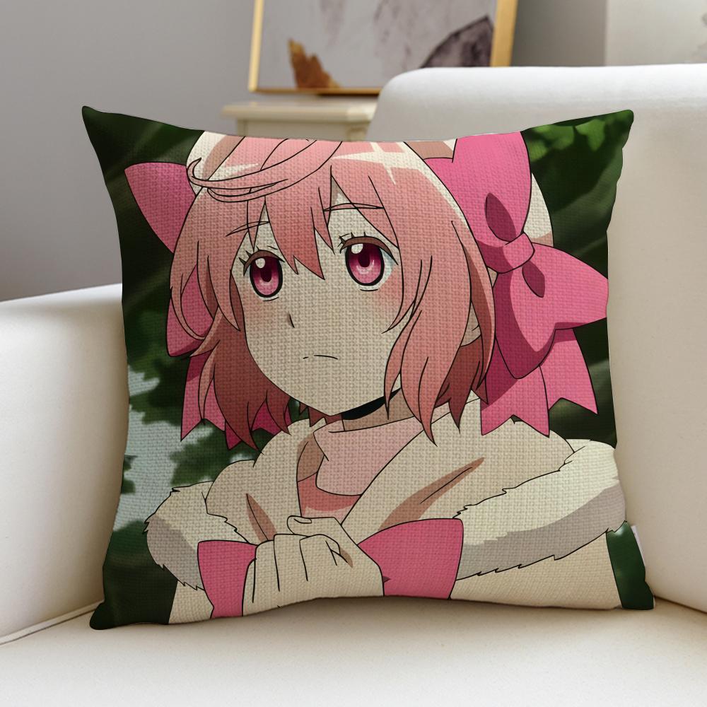 Recovery of an MMO JunkieS Cushion Cover Breathable and skinfriendly linen pillowcase square removable and washable cushion