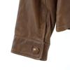 IENA Sheepskin No-Collar leather jacket Brown Women Used