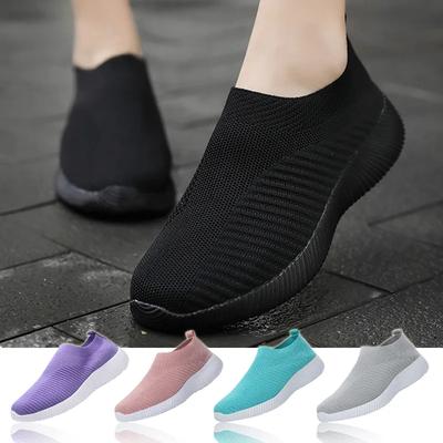 Scarpe da Corsa da Donna Superleggere Traspiranti Scarpe Sportive da Donna Slip-on in Rete Calzature Morbide Sneakers Outdoor Scarpe Basse