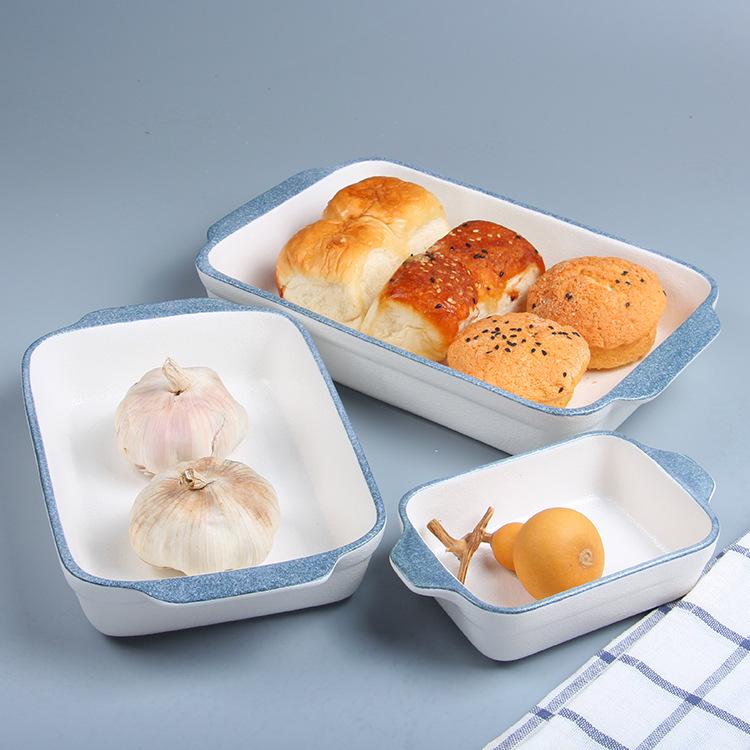 Aisijia Double-Handle Ceramic Gratin Pan