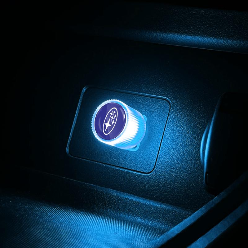 New Car Mini USB LED Ambient Light Plug Decorative Atmosphere Lamp For Subaru Impreza Legacy WRX STI BRZ Forester Ascent Levorg XV