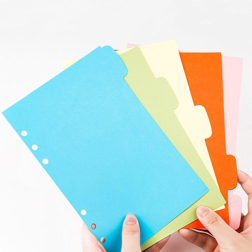 Classified Lables Refill Papers Subject Index Divider Binder Dividers Index Pagination A5 A6 A7