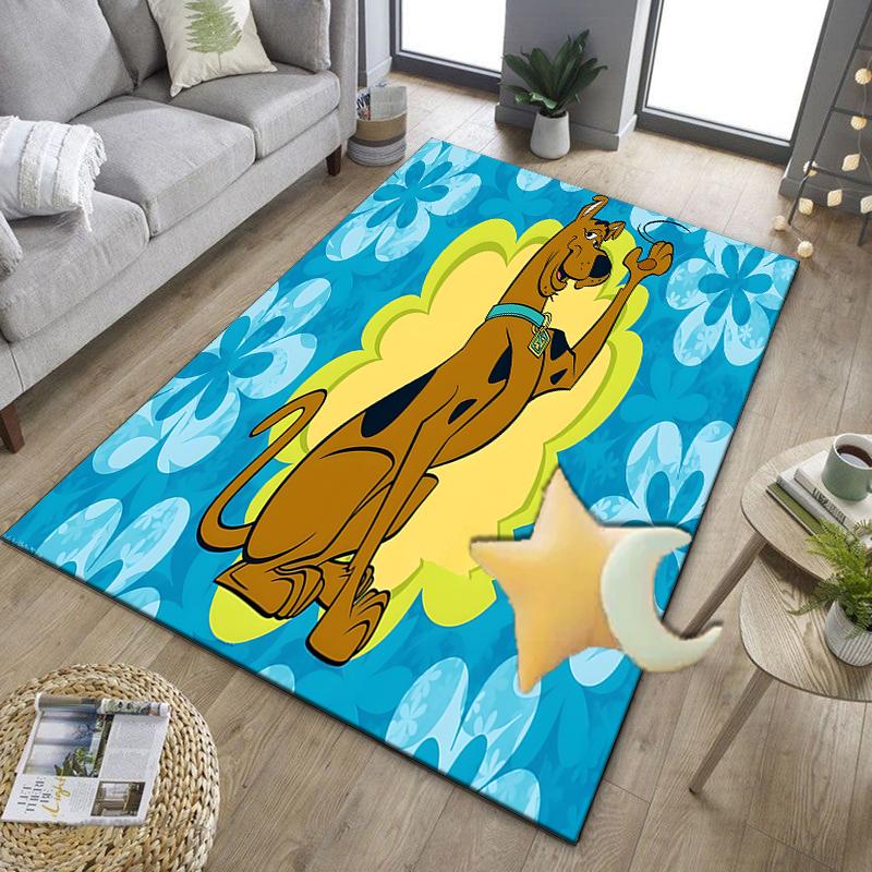 Scoo-dog Mystery Night Office Rug Chair Mat, Game Carpet, Suitable for Front Door, Bedroom, Living Room, Desk, Holiday Gift