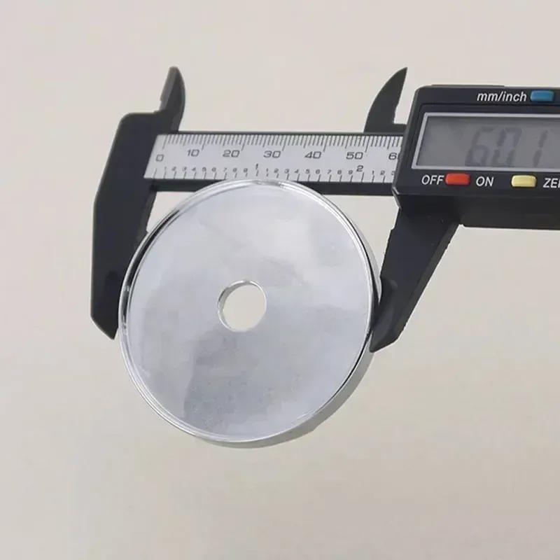 60MM Car Accessories 4-point Round Metal Wheel Hub Center Caps For Skoda Use