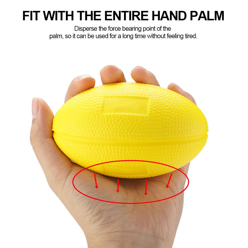 Universal Hand Function Trainer Finger Recovery Training Exercising Stress Grip Ball Yellow