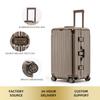 Extra-Large Aluminum Trolley Case with 34 Universal Wheels for Sports, Travel, and Business - 26" Checked Luggage