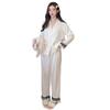 New Xiaoxiangfeng pajamas women's spring and autumn lace high-end long-sleeved trousers loungewear set
