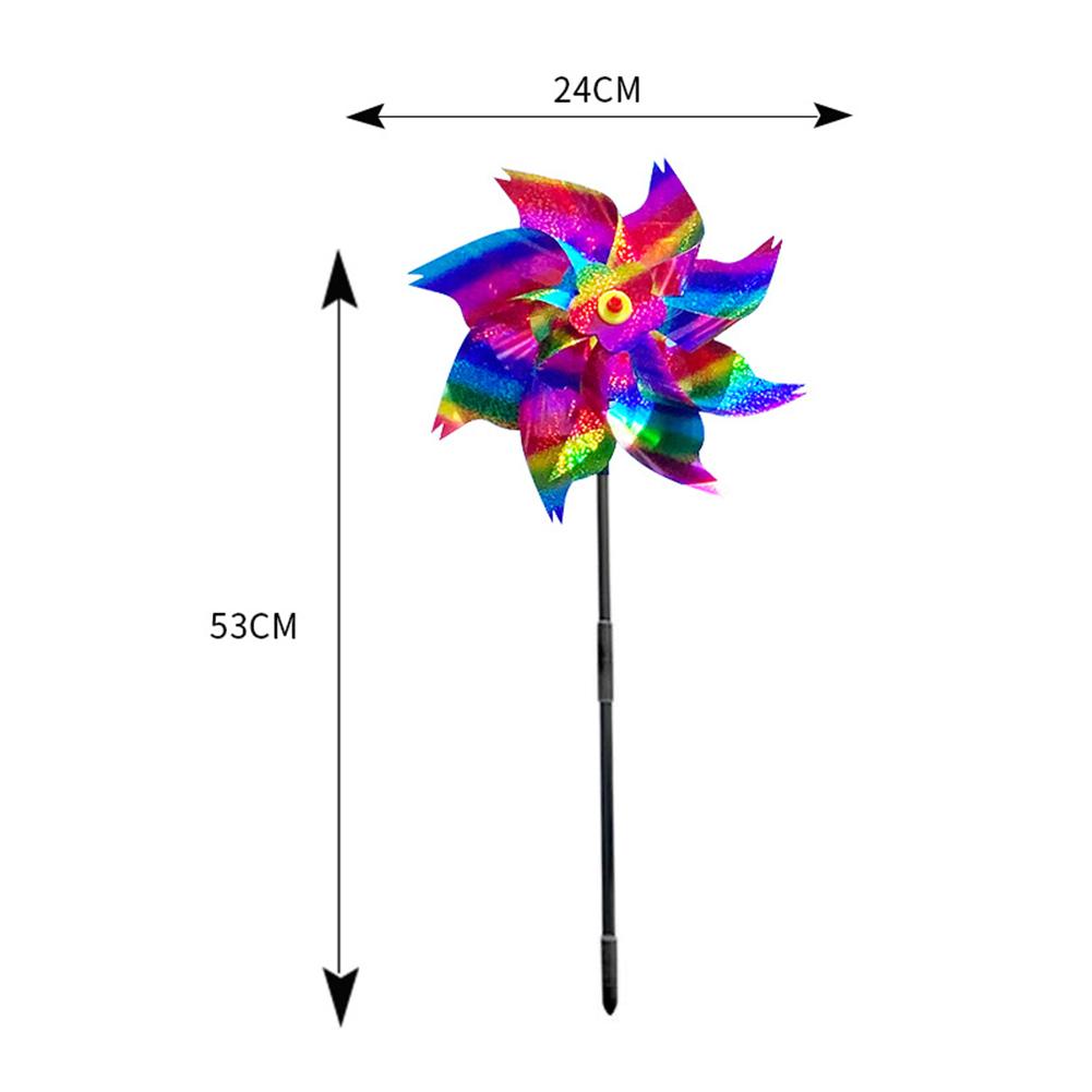 Flower Windmill Wind Spinner Stake Outdoor Decor for Your Patio and Lawn Rotating Sunflower Wind Spinner Stake Garden Decor
