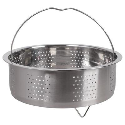 Stainless Steel Steamer Basket for Metal Steamer Insert Steaming Rack with Handle Vegetables Fruit Colander Strainer