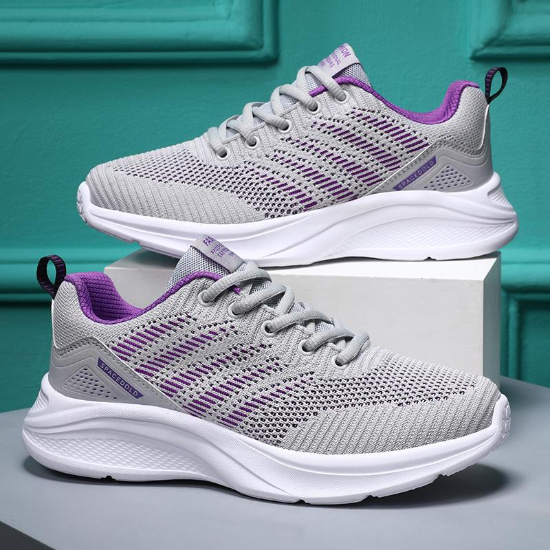 New Sneakers Women Casual Shoes Fashion Breathable Walking Mesh Flat Shoes Women Tenis Feminino Black Ladies Sports Shoes