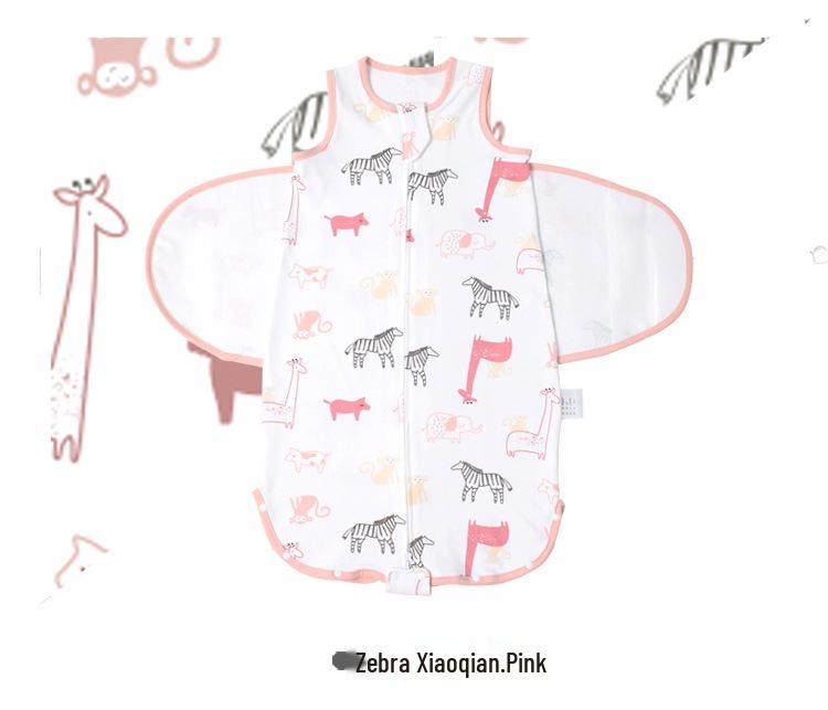 Newborn Knit Cotton Anti-Startle Swaddle Sleeping Bag - All-Season Style