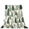 Christmas Tree Flannel Blanket Christmas Blanket Living Room Sofa Blanket Holiday Bedroom Bed Blanket Living Room Cute Blanket