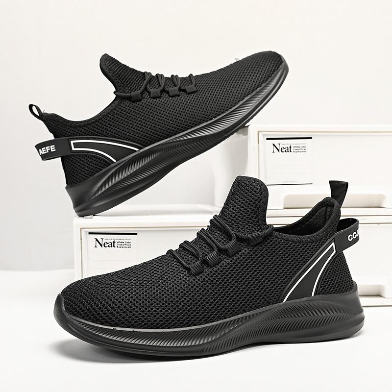 New  High Quality Summer Men Sneakers Fashion Comfortable Non-slip Mesh Shoe Soft Breathable Wear-resistant Sport Sneaker