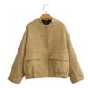 Sequin Women Coat Street Long Sleeve Stand Collar Female Jacket Autumn Loose Single Breasted Lady Outwear