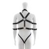 Sexy Mens Gay PU Leather Full Body Chest Harness Bondage Open Penis Ring  Night Clubwear Sex Tools for Gay Male 18+