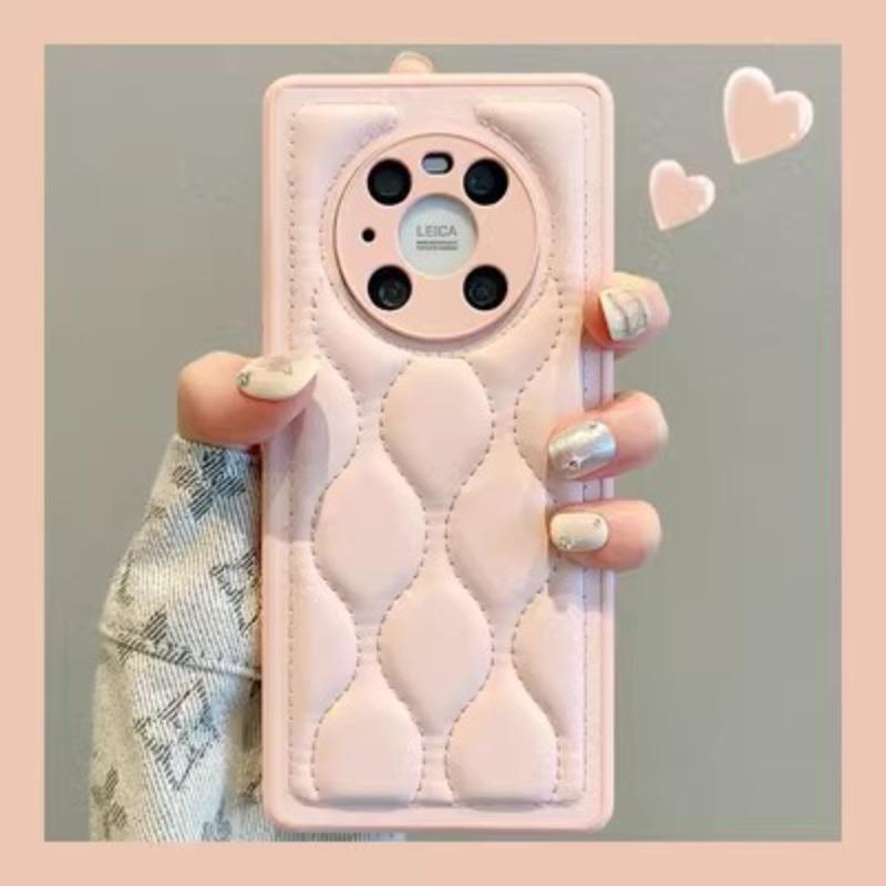 Leather Down Jacket, Full Package of Huawei Mate60pro Phone Case, Nova11 Shockproof P50Pro Protective Case