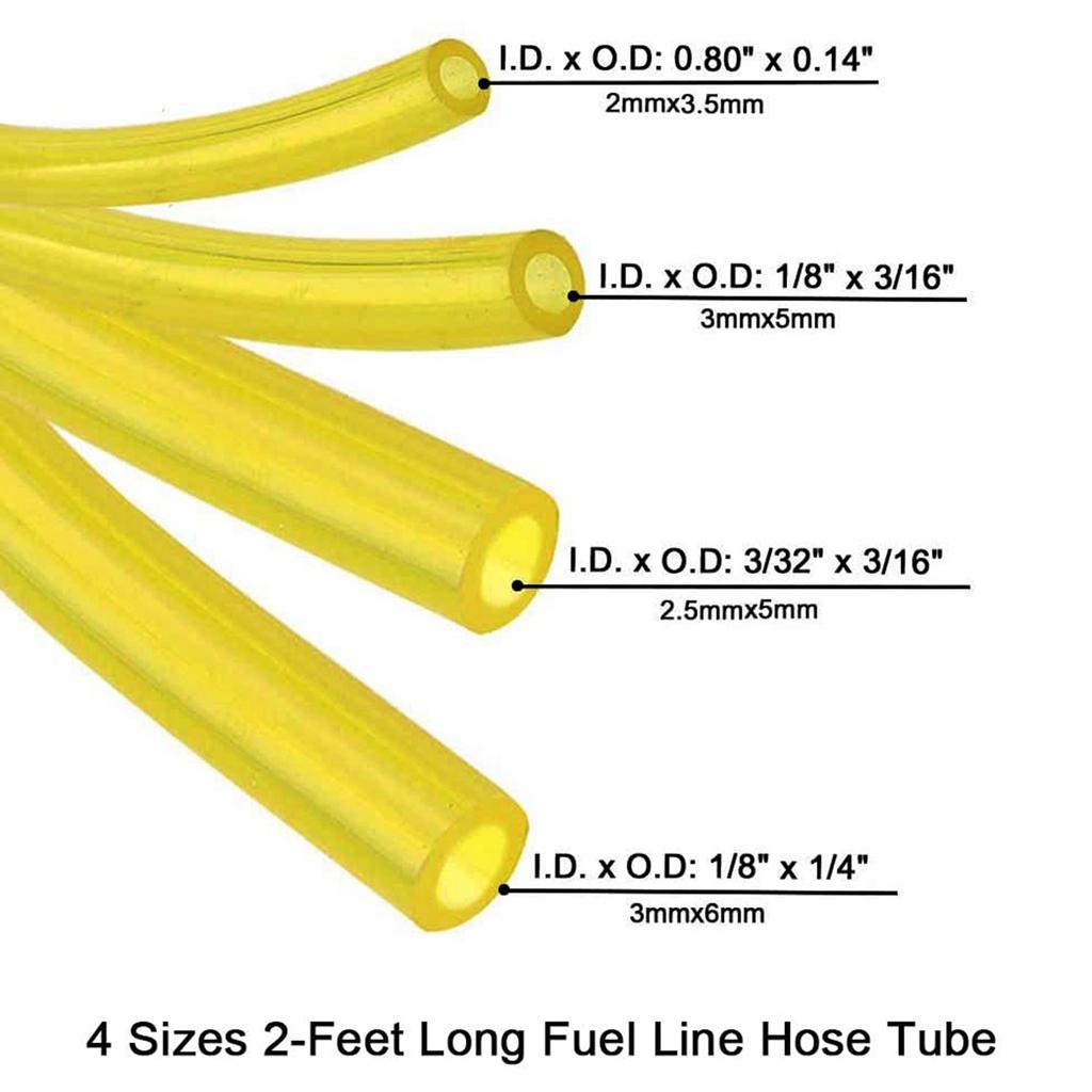 Pack of 10 Carburetor Adjustment Tool + Carrying Case + Cleaning Kit +Fuel Tube for Common 2 Cycle