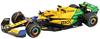 Bburago 1/43 McLaren F1 Team MCL38 (2024) Monaco GP Senna Special Edition No. 81 O. Piastri Helmet Included (Clear Case) Finished Model BUR38215PS