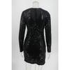 Fashion Clubwear Long Sleeve Sequin Mini Dress Ball Gown Party Evening Dresses Bodycon Party Dress