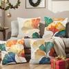 1pcs Ginkgo Leaf Pillow Cover For Home Living Room Bedroom Sofa Office Decorative Pillowcase Soft Throw Pillows 45x45cm