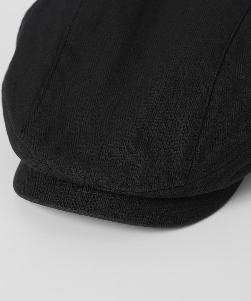 MILLO WOMEN Herringbone Hunting Cap [Black]