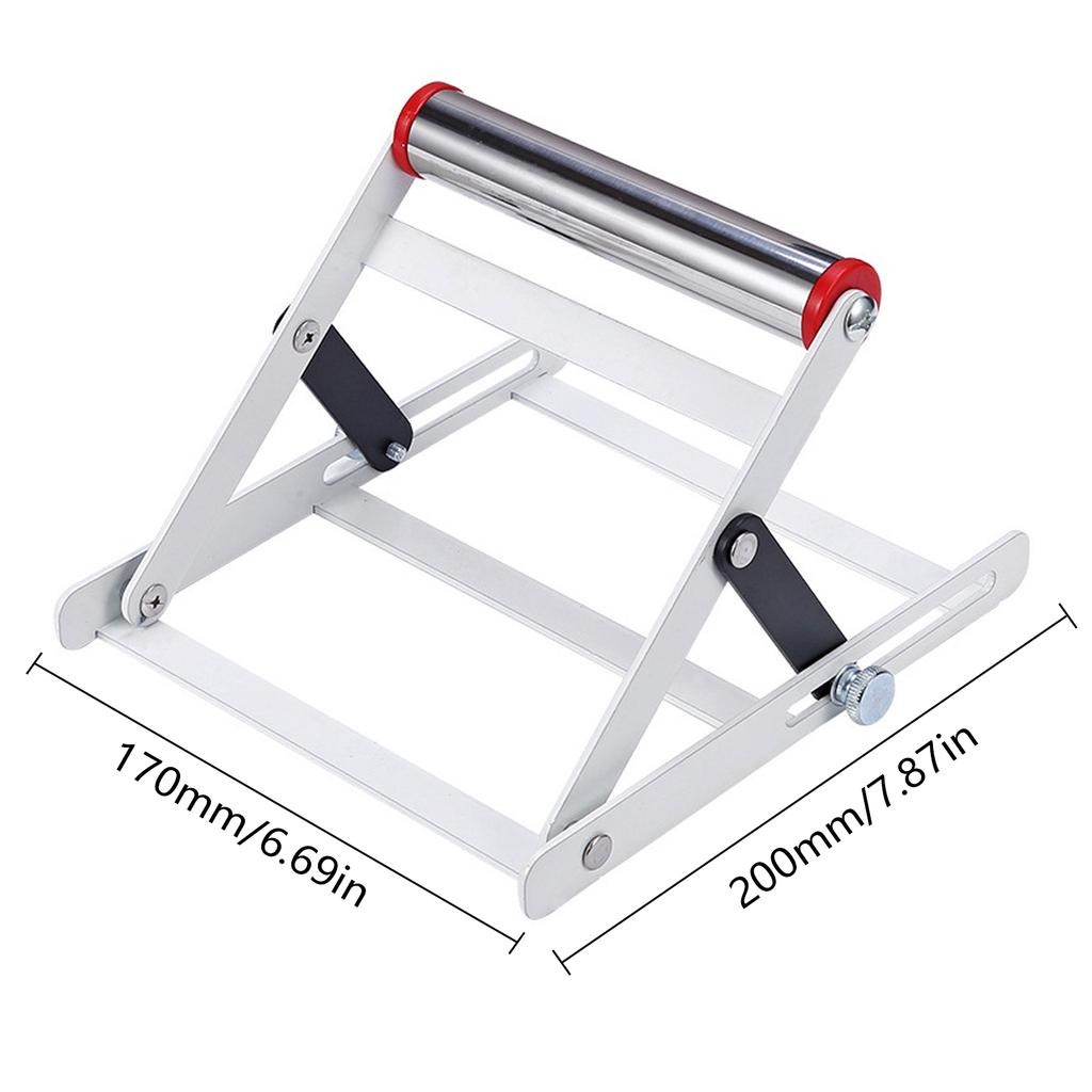 Justerbar skjæremaskinstøtteramme Justerbar høyde stativstøtte Metallskjæremaskin Arbeidsstøttestativ