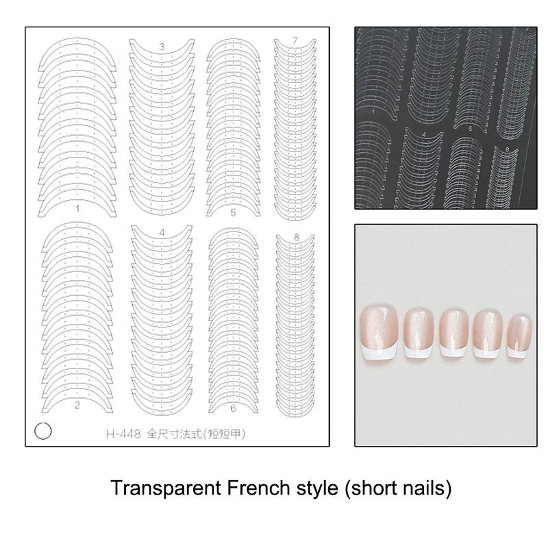 Flocon de neige creux transparent Feux d'artifice Cheval Autocollants pour ongles Pochoir aérographe Année du Cheval Série Nouvel An Décoration Autocollant pour ongles