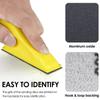 70 Pieces Sandpaper Micro Sander Kit Mini Manual Sander Hand Sanding Tools for DIY Crafts Wood Polishing 400-3000 Grit