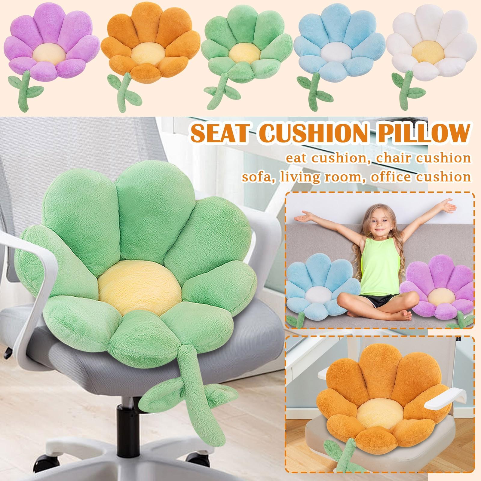 

Seat Cushion, Flower Pillow, Chair Cushion One Size синій