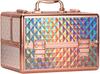 Rose Gold Hologram Storage Case - Manicure and Makeup
