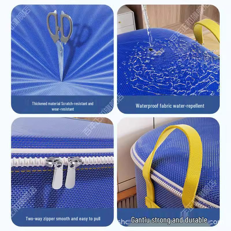 Large Capacity Woven Storage & Moving Bags - Durable Luggage & Organizing Boxes