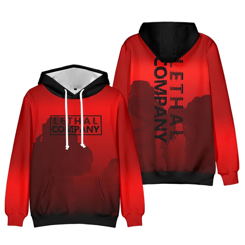 Lethal Company Anime Hoodie Streetwear Lethal Company Hooded Sweatshirt Men Women Cosplay Sports